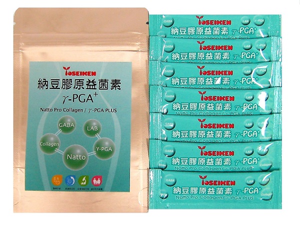 納豆膠原益菌素γ- PGA+  (Natto Pro Collagen/γ- PGA PLUS) (隨身包)